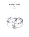 YouBella Jewellery Silver Plated Hug Ring for Men and Women (Silver)